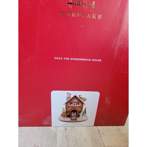 Hallmark deck the gingerbread house animated table top Xmas decor - Picture 9 of 9